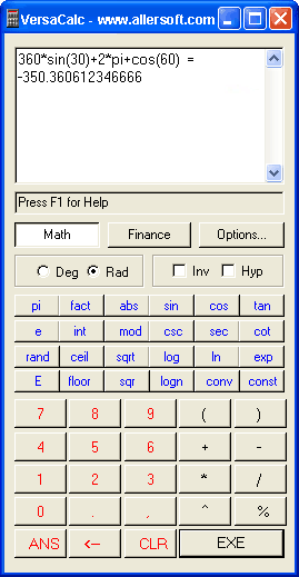 Calculadora Científica VersaCalc